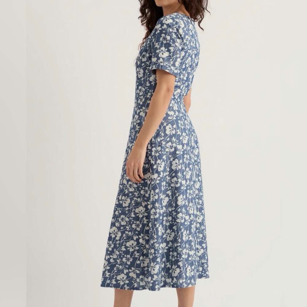 La Piccola Creativa Italian Embroidered Shirt Dress